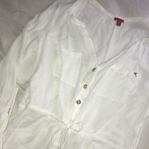 Guess Babydoll white top